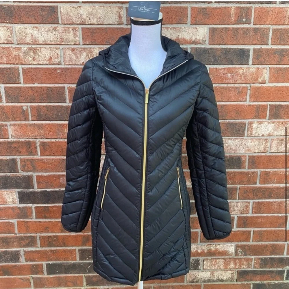 Michael Michael Kors Packable Down Fill Jacket Size XS - Picture 5 of 15